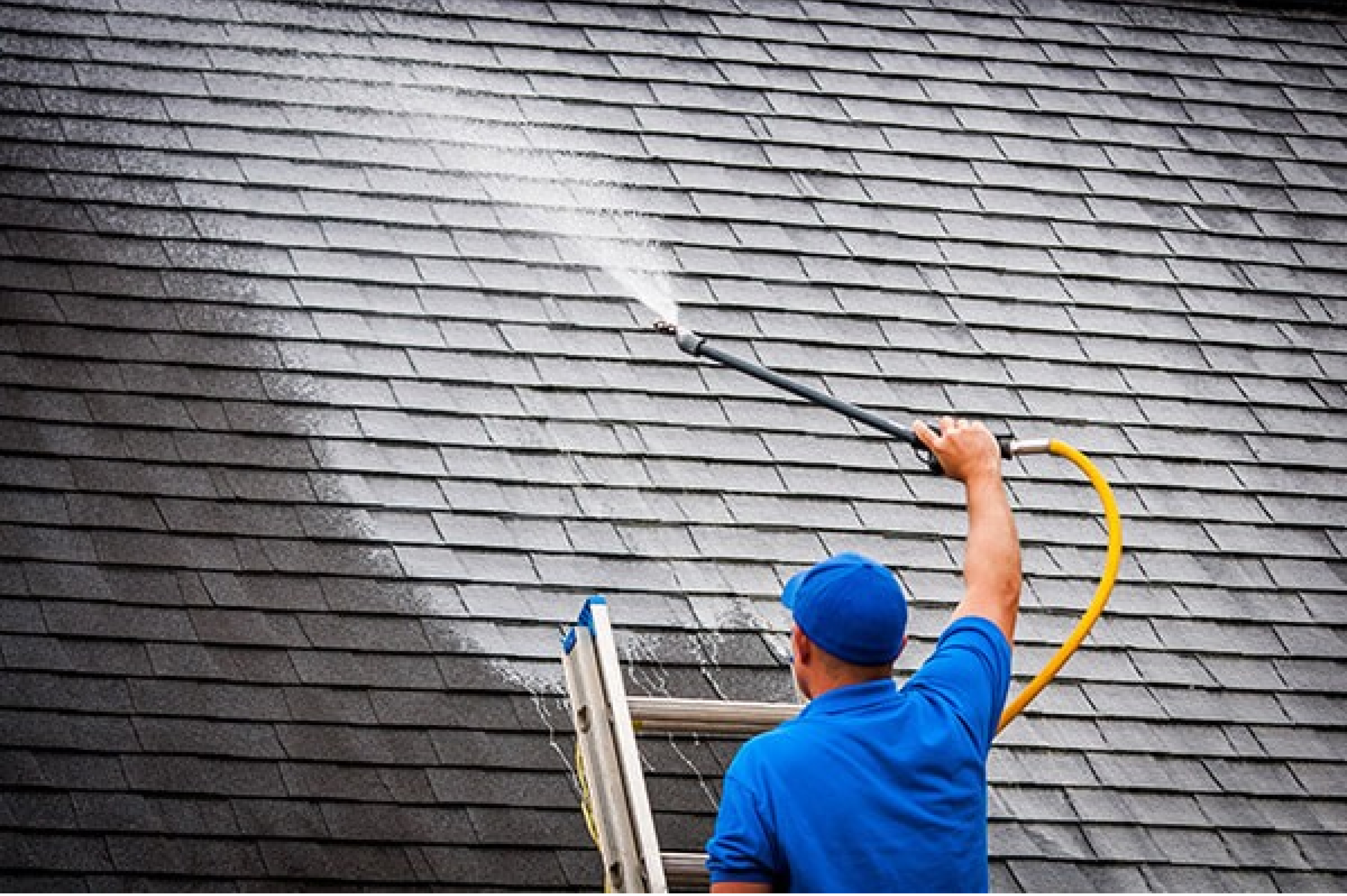 Roof wash service - roof restoration