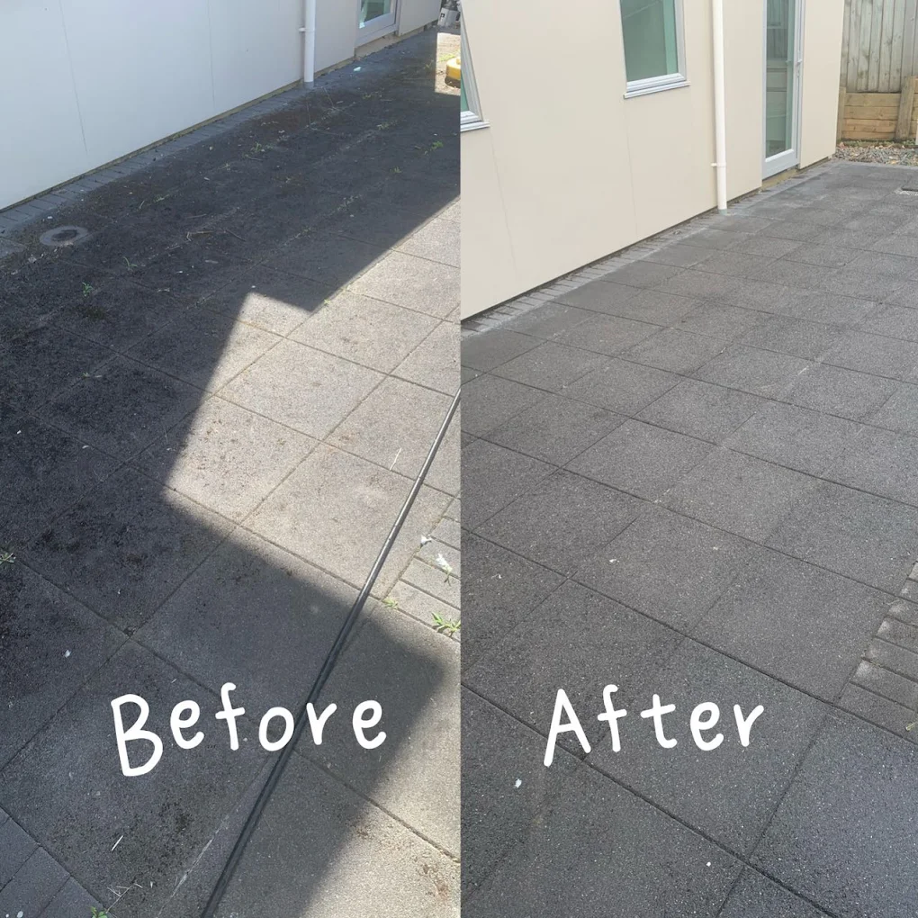 Driveway cleaning service - surface restoration