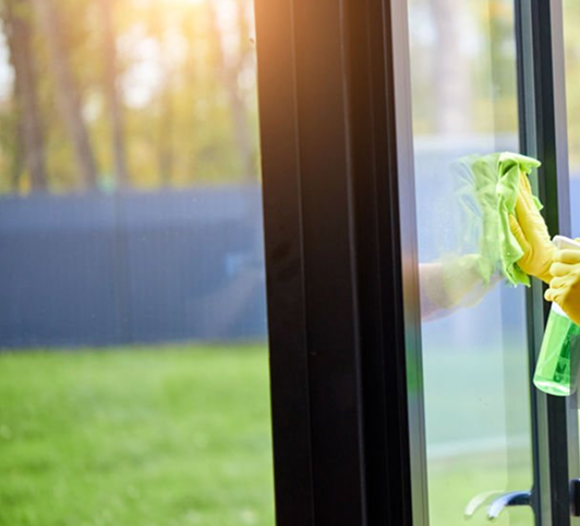 Professional window cleaning service